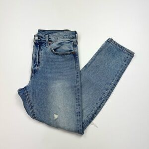 Women’s Levi’s 501 “Big E” Premium Denim Blue Skinny Jeans Size Small